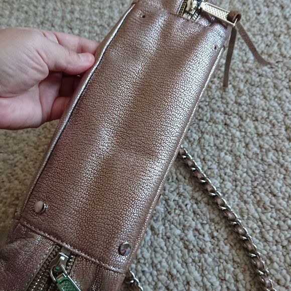 Rebecca Minkoff metallic light pink  shoulder bag - Picture 11 of 13